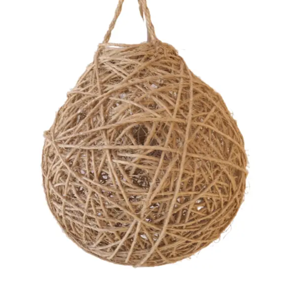 Rustic Weave Rope Pendant Lamp